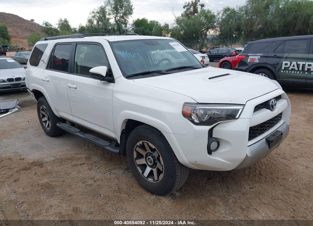 2019 TOYOTA 4RUNNER TRD OFF ROAD VIN: JTEBU5JR3K5649848