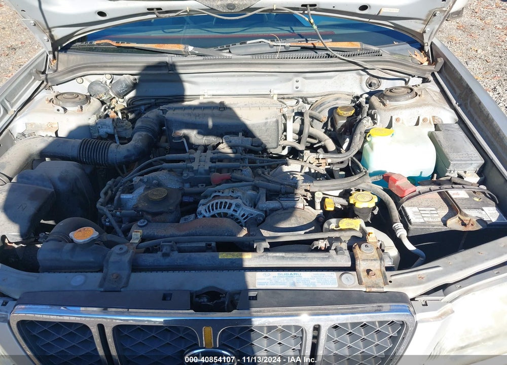 2001 SUBARU FORESTER S VIN: JF1SF65621H700019