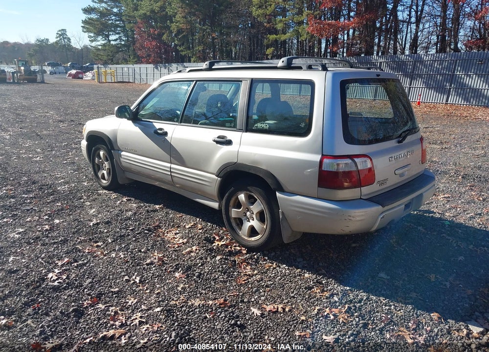 2001 SUBARU FORESTER S VIN: JF1SF65621H700019