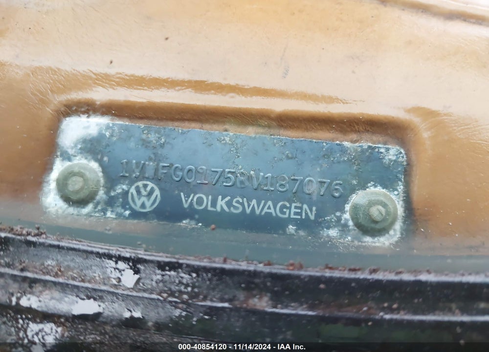 1981 VOLKSWAGEN RABBIT L CUSTOM VIN: 1VWFG0175BV187076