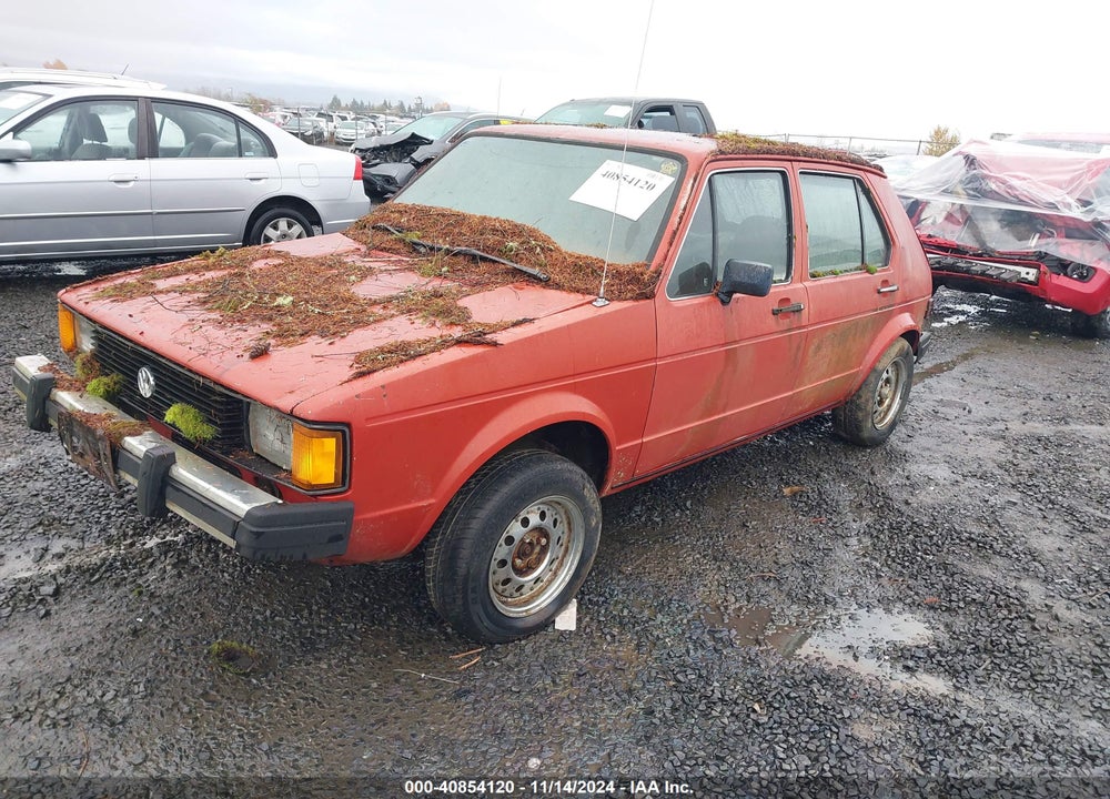 1981 VOLKSWAGEN RABBIT L CUSTOM VIN: 1VWFG0175BV187076