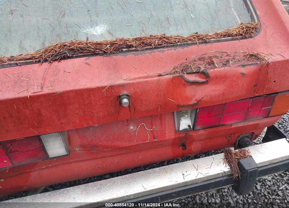 1981 VOLKSWAGEN RABBIT L CUSTOM VIN: 1VWFG0175BV187076
