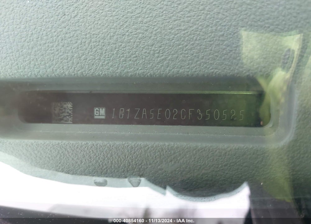 2012 CHEVROLET MALIBU LS VIN: 1G1ZA5E02CF350525