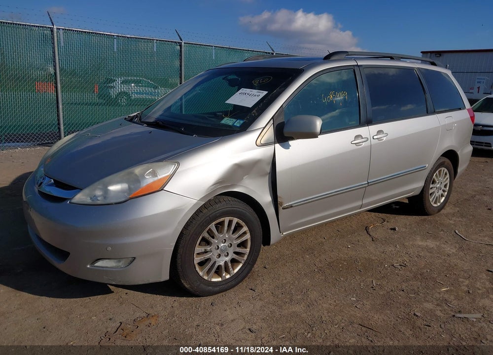 2008 TOYOTA SIENNA XLE/XLE LIMITED VIN: 5TDBK22C68S015908