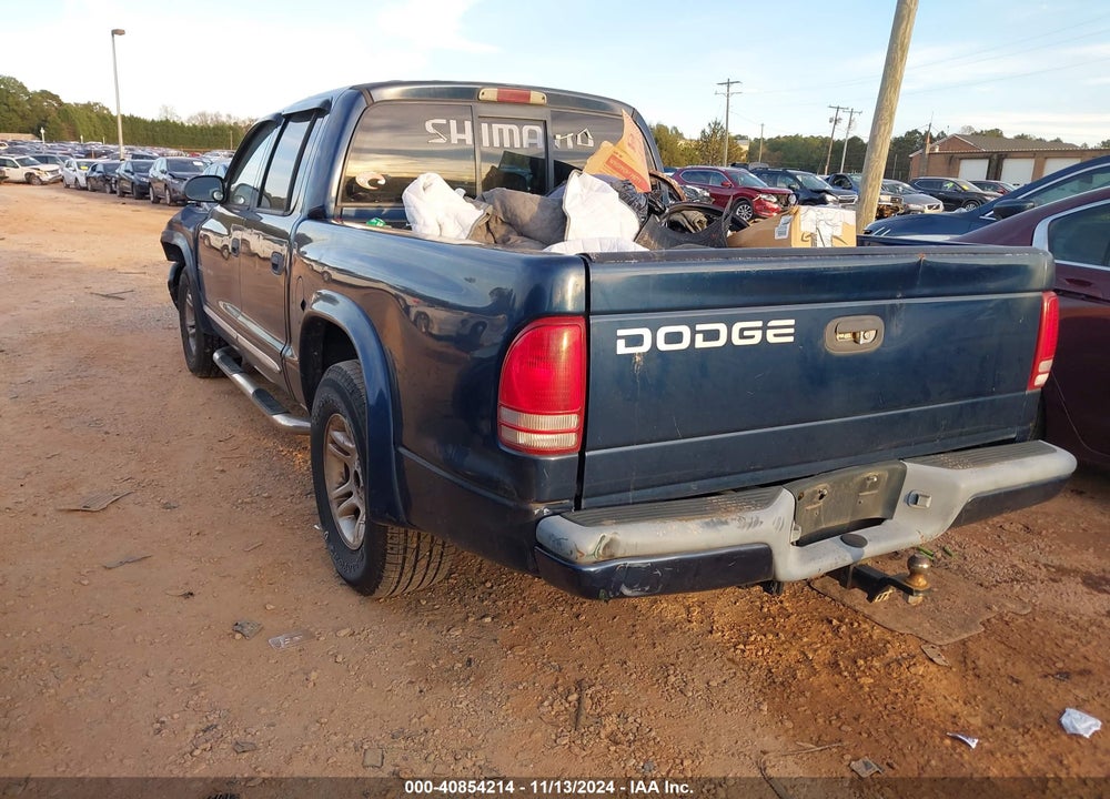 2002 DODGE DAKOTA SPORT VIN: 1B7HL38N02S529175