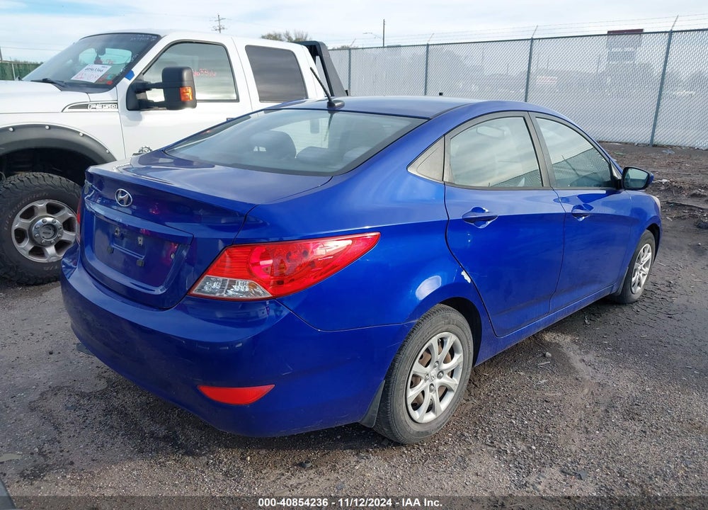 2013 HYUNDAI ACCENT GLS VIN: KMHCT4AE0DU336800
