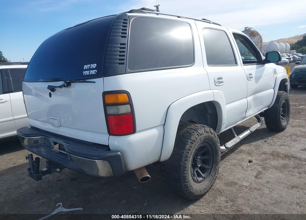 2004 CHEVROLET TAHOE LT VIN: 1GNEK13T14R188063