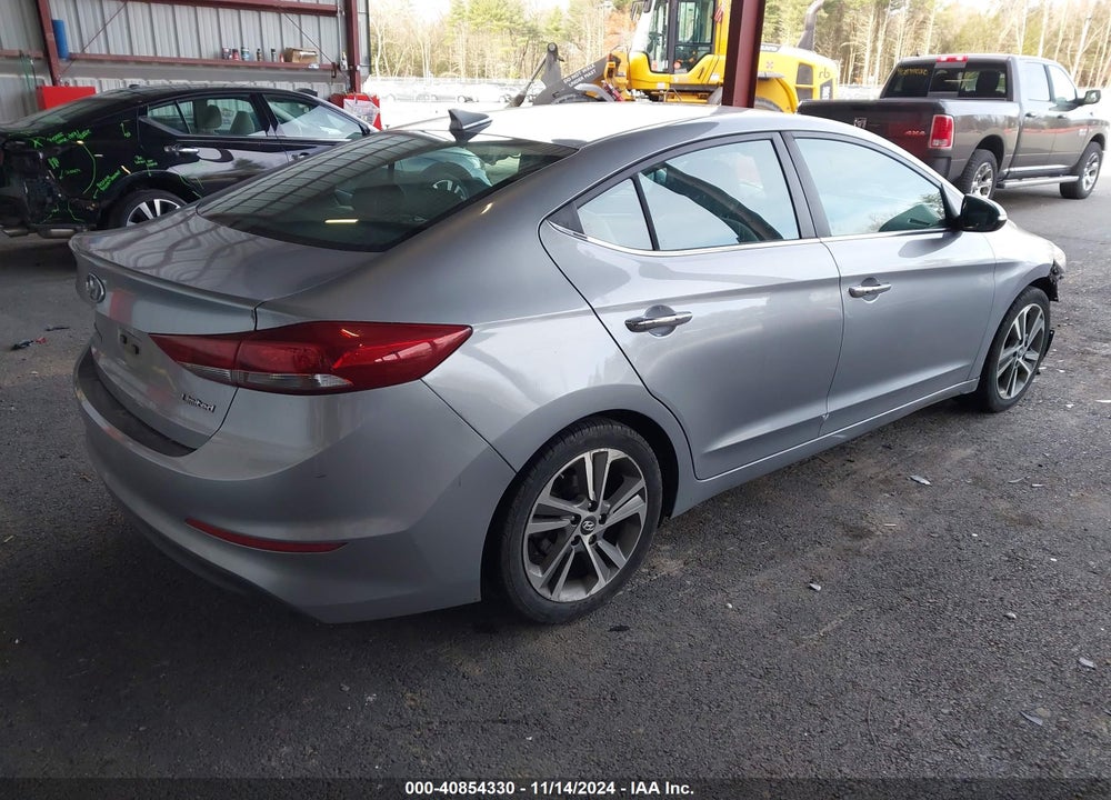 2017 HYUNDAI ELANTRA LIMITED VIN: 5NPD84LF4HH077597