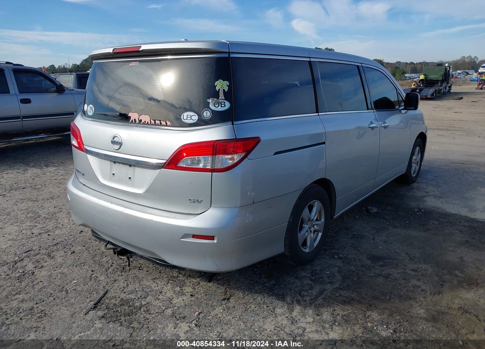 2013 NISSAN QUEST SV VIN: JN8AE2KP1D9067966