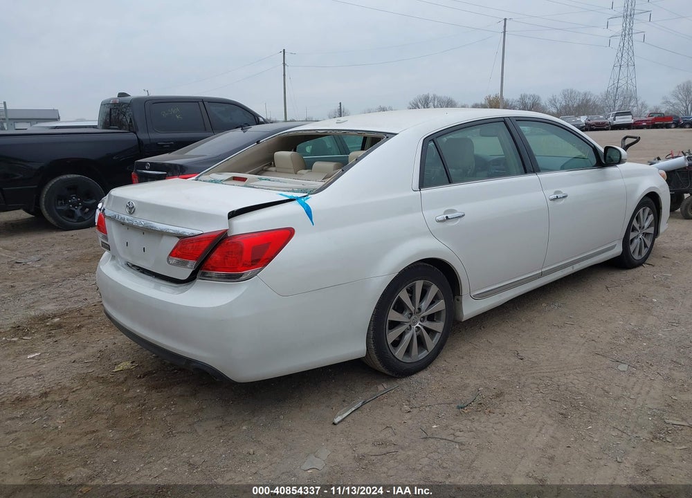 2011 TOYOTA AVALON LIMITED VIN: 4T1BK3DB5BU429691