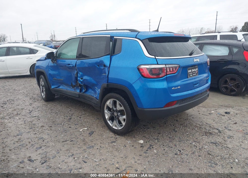 2017 JEEP NEW COMPASS LIMITED 4X4 VIN: 3C4NJDCB8HT635506