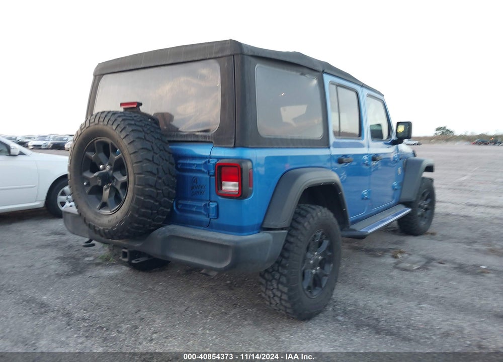 2021 JEEP WRANGLER UNLIMITED WILLYS SPORT 4X4 VIN: 1C4HJXDG7MW856947