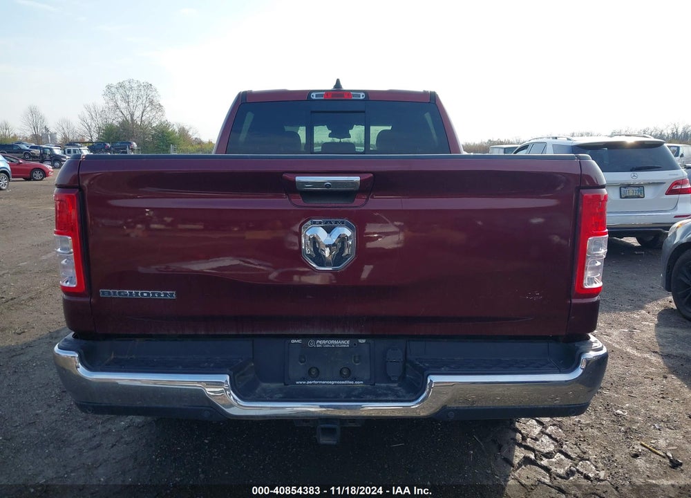 2019 RAM 1500 BIG HORN/LONE STAR 4X4 6'4 BOX VIN: 1C6RRFMG2KN856050