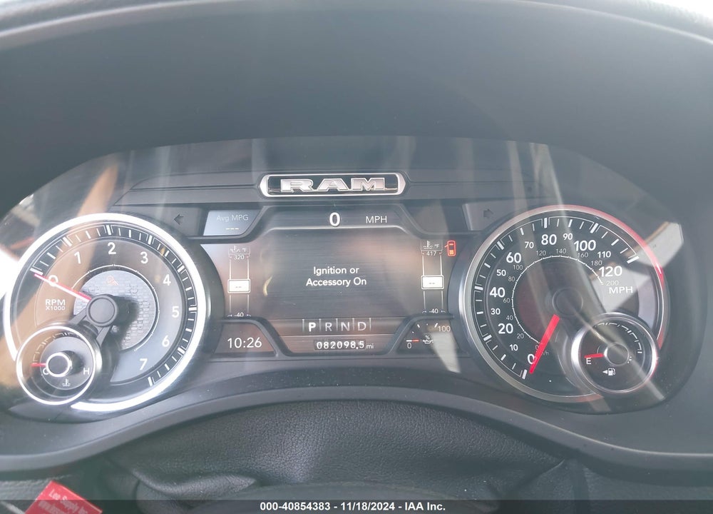 2019 RAM 1500 BIG HORN/LONE STAR 4X4 6'4 BOX VIN: 1C6RRFMG2KN856050