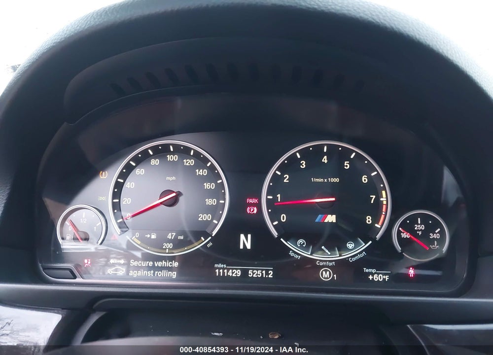2015 BMW M5 VIN: WBSFV9C57FD594670
