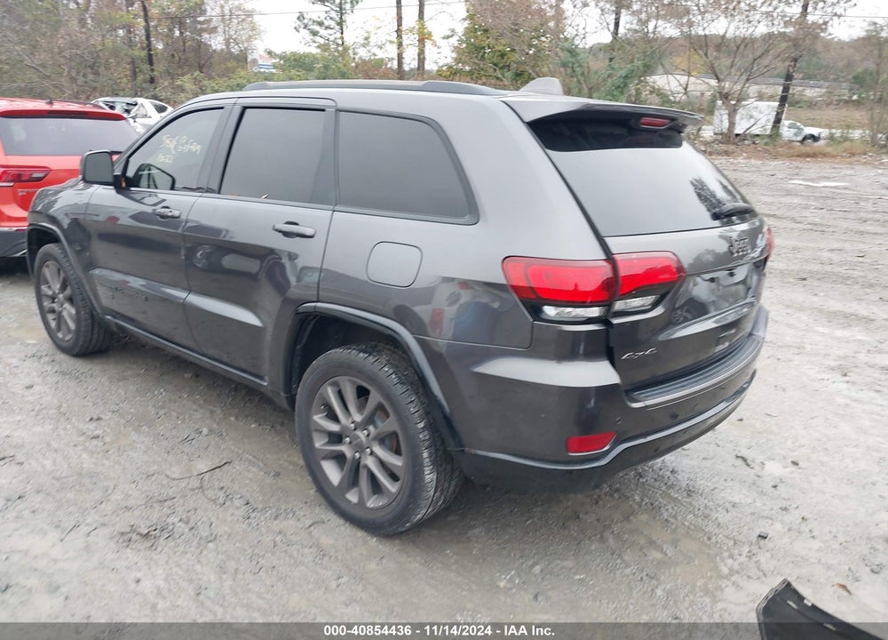 2016 JEEP GRAND CHEROKEE LIMITED 75TH ANNIVERSARY VIN: 1C4RJFBG9GC429048
