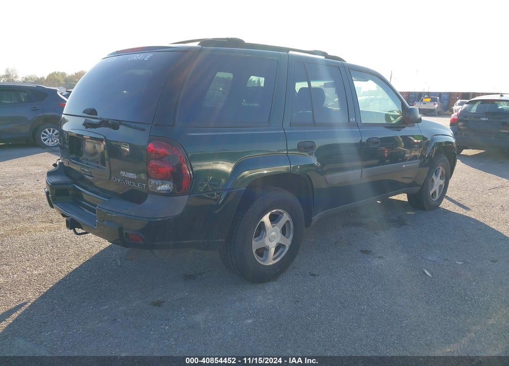 2004 CHEVROLET TRAILBLAZER LS VIN: 1GNDT13S042314938
