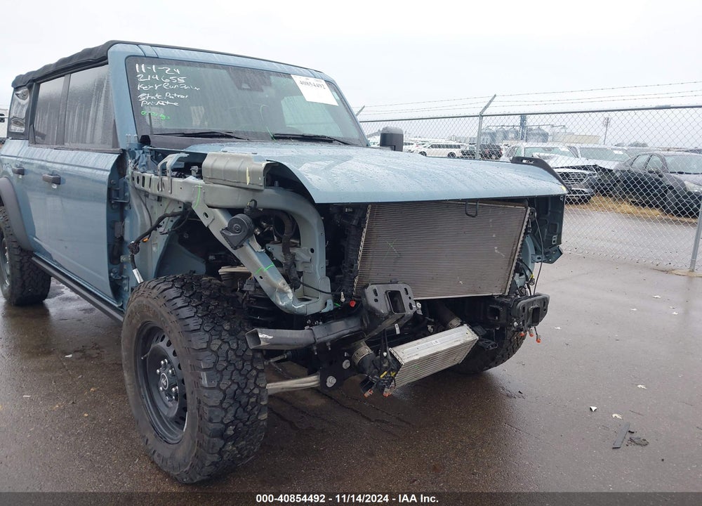 2022 FORD BRONCO VIN: 1FMDE5BH6NLA84541
