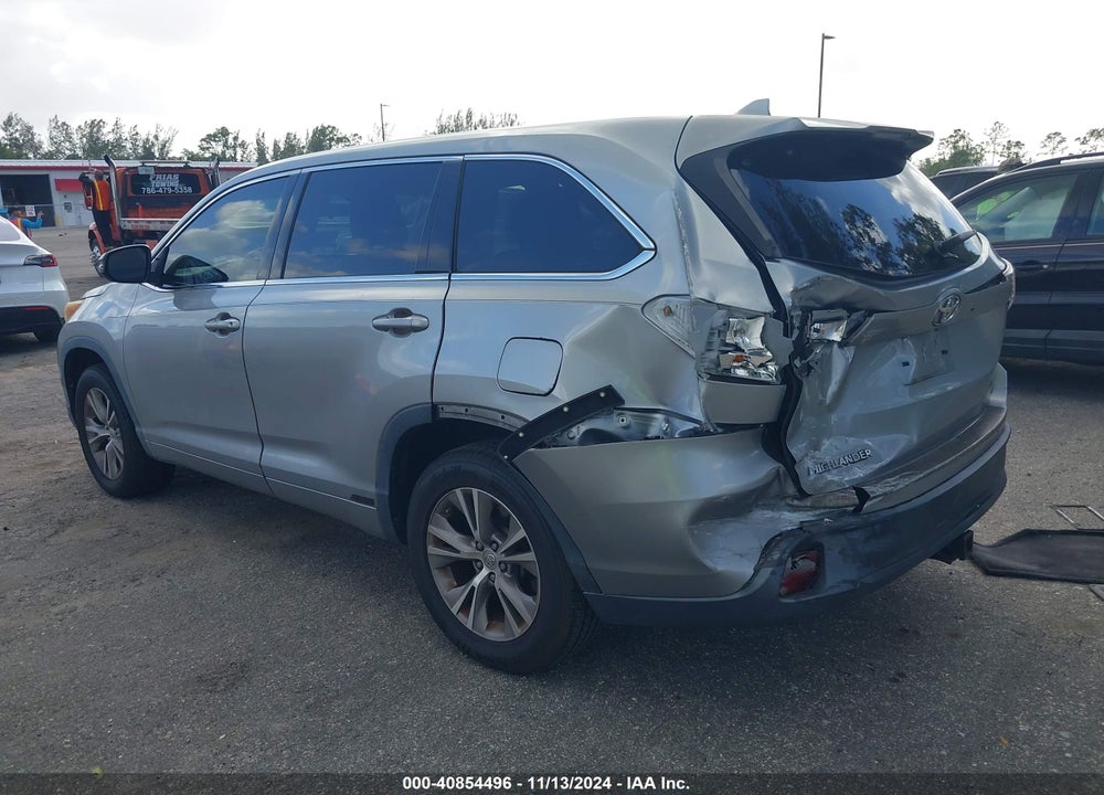 2014 TOYOTA HIGHLANDER LE PLUS/LE PLUS V6 VIN: 5TDZKRFH9ES015054