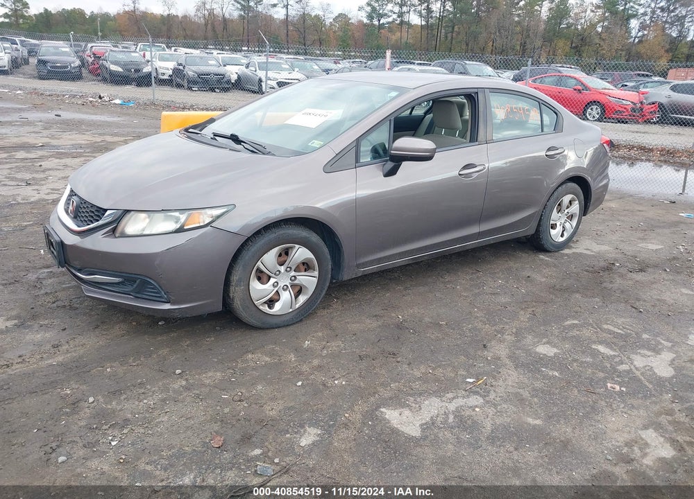 2015 HONDA CIVIC LX VIN: 19XFB2F58FE055668
