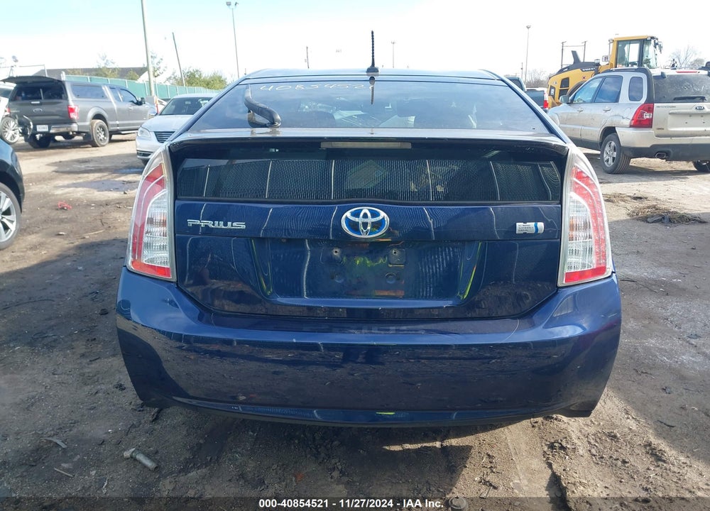 2013 TOYOTA PRIUS THREE VIN: JTDKN3DU6D1686201