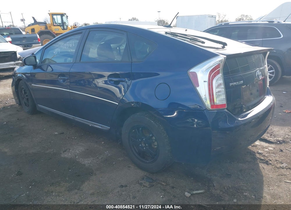 2013 TOYOTA PRIUS THREE VIN: JTDKN3DU6D1686201
