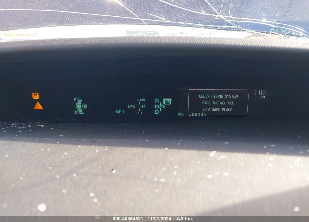2013 TOYOTA PRIUS THREE VIN: JTDKN3DU6D1686201