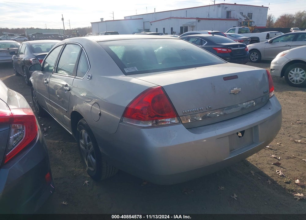 2007 CHEVROLET IMPALA LS VIN: 2G1WB55K079114942