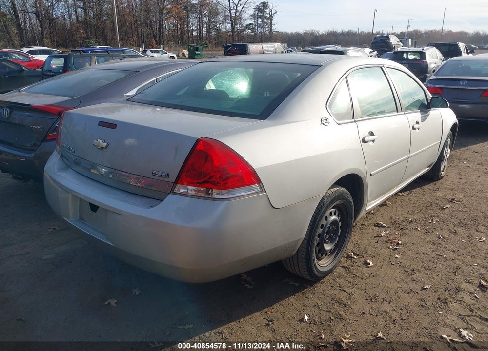 2007 CHEVROLET IMPALA LS VIN: 2G1WB55K079114942