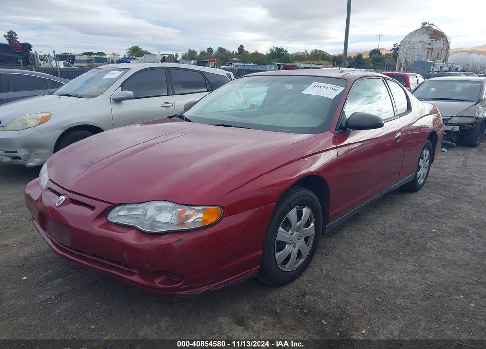 2005 CHEVROLET MONTE CARLO LS VIN: 2G1WW12EX59202406