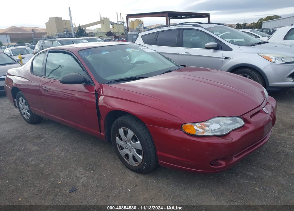 2005 CHEVROLET MONTE CARLO LS VIN: 2G1WW12EX59202406