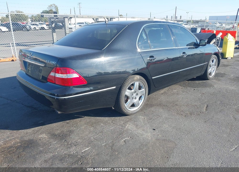 2006 LEXUS LS 430 VIN: JTHBN36F365052238