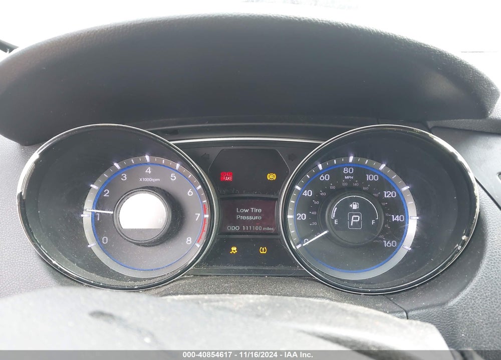 2013 HYUNDAI SONATA GLS VIN: 5NPEB4ACXDH647188