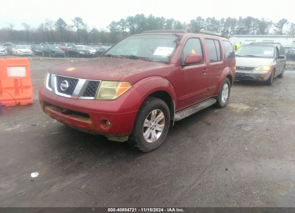 2005 NISSAN PATHFINDER LE VIN: 5N1AR18W85C728062