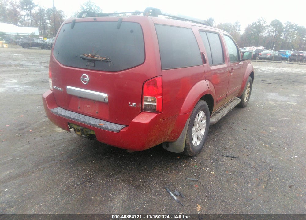 2005 NISSAN PATHFINDER LE VIN: 5N1AR18W85C728062