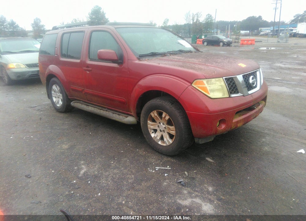 2005 NISSAN PATHFINDER LE VIN: 5N1AR18W85C728062