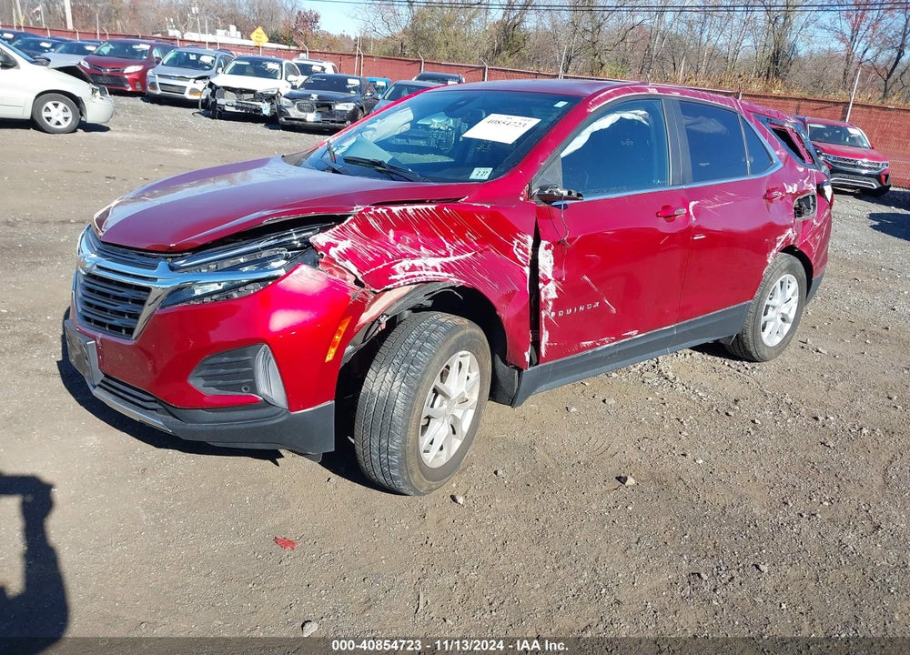 2022 CHEVROLET EQUINOX AWD LT VIN: 3GNAXUEV0NL124900