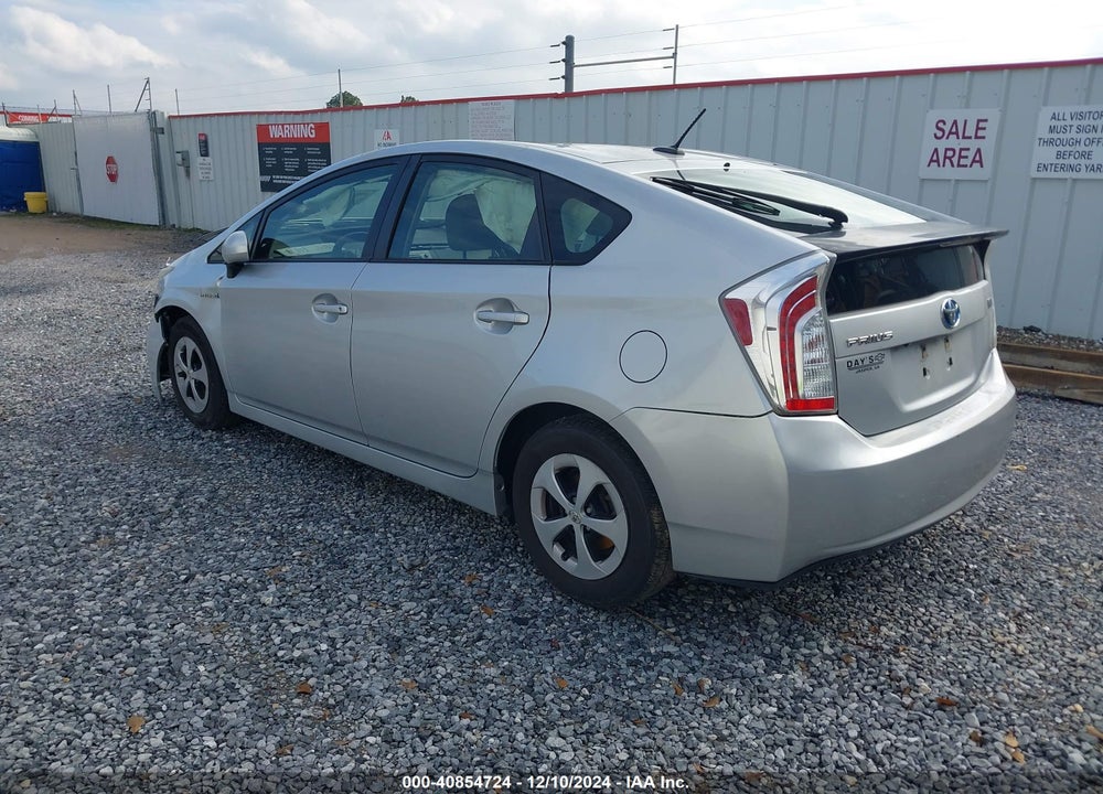 2013 TOYOTA PRIUS THREE VIN: JTDKN3DU5D5688191