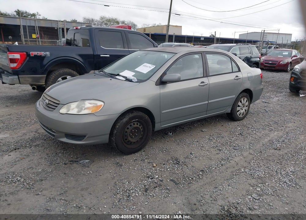 2004 TOYOTA COROLLA LE VIN: 2T1BR32E44C277013