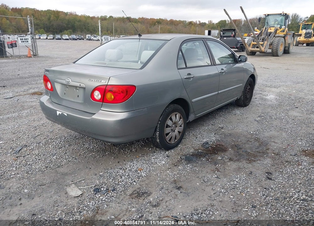 2004 TOYOTA COROLLA LE VIN: 2T1BR32E44C277013