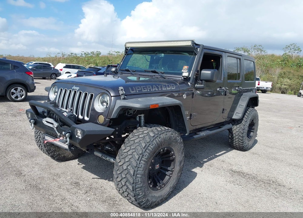 2016 ANGLER JEEP WR UNLIMITED SAHARA VIN: 1C4BJWEG0GL231911