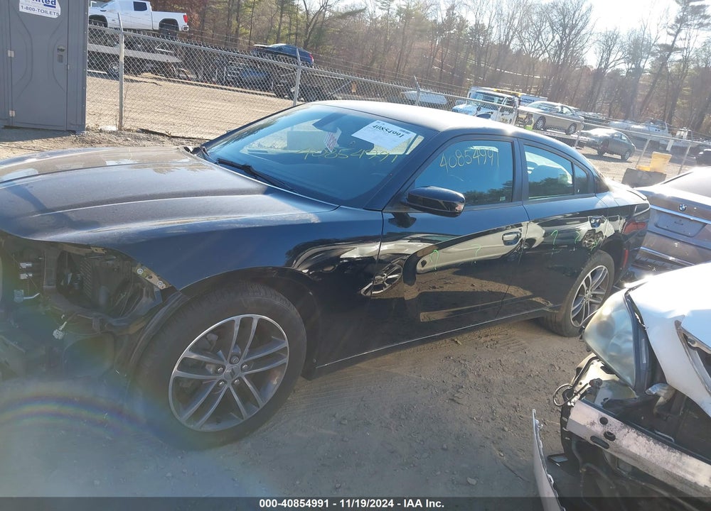 2019 DODGE CHARGER SXT AWD VIN: 2C3CDXJG2KH619658
