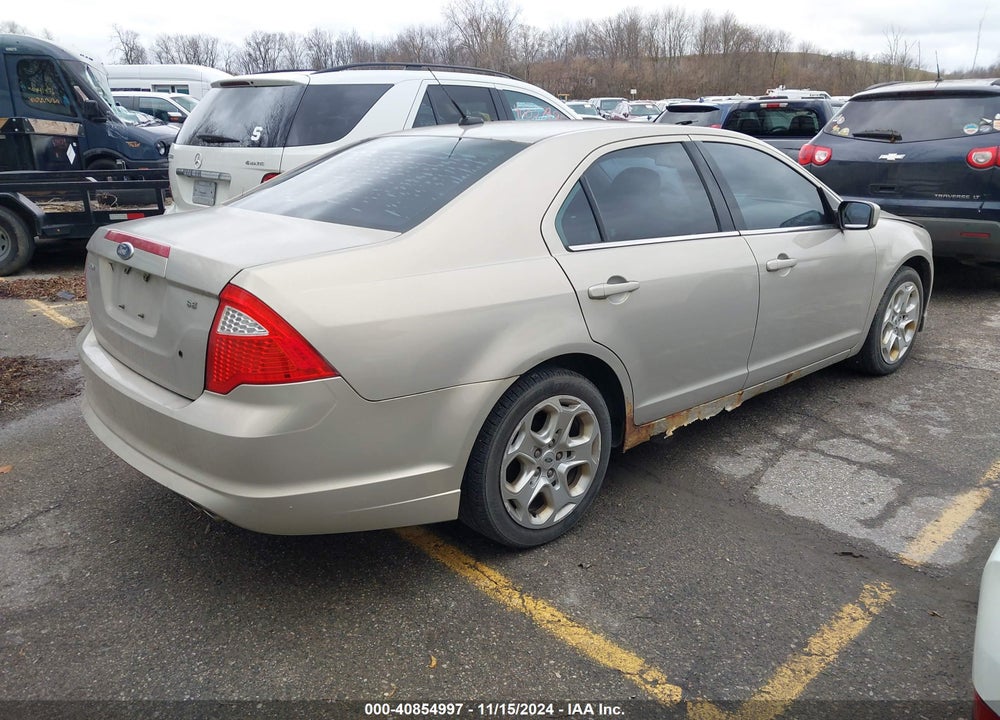 2010 FORD FUSION SE VIN: 3FAHP0HA4AR338505