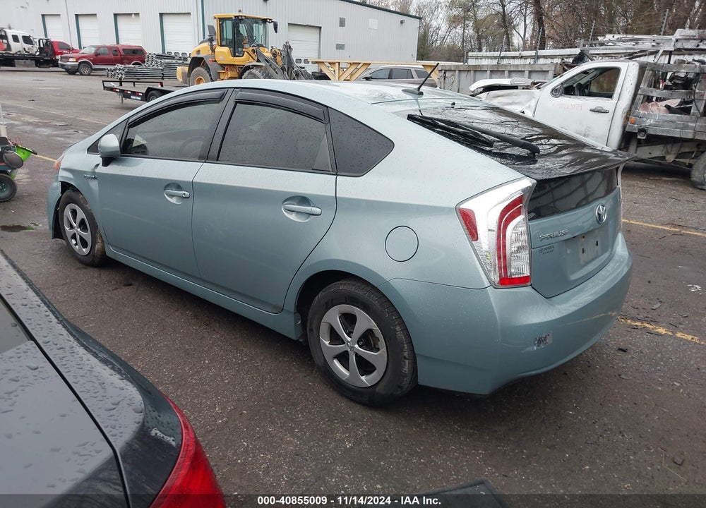 2013 TOYOTA PRIUS THREE VIN: JTDKN3DU4D1658607