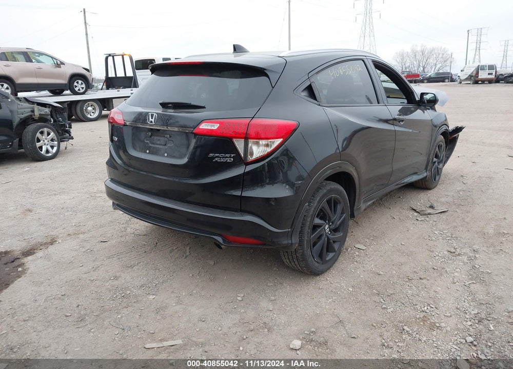 2022 HONDA HR-V AWD SPORT VIN: 3CZRU6H17NM751901