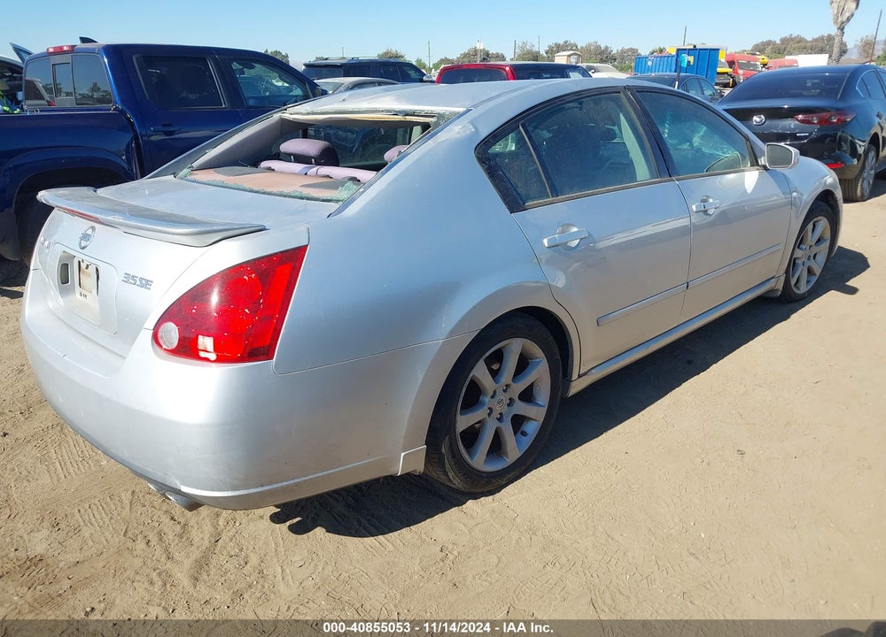 2008 NISSAN MAXIMA 3.5 SE VIN: 1N4BA41E98C823467