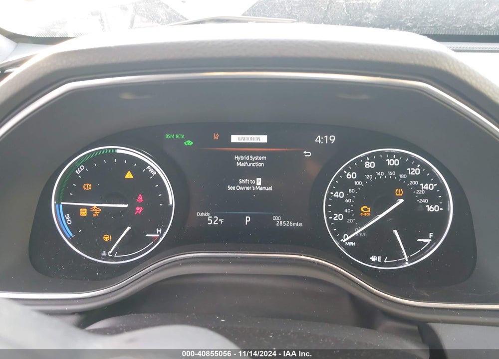 2022 TOYOTA AVALON XLE HYBRID VIN: 4T1JA1AB0NU014595