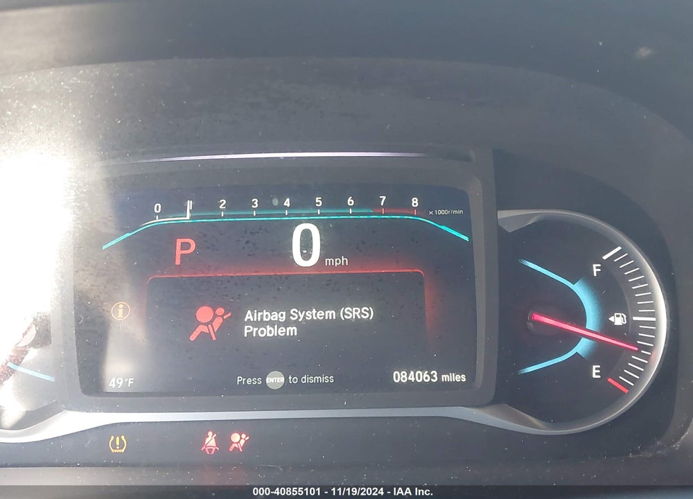 2019 HONDA PILOT TOURING VIN: 5FNYF6H93KB077005