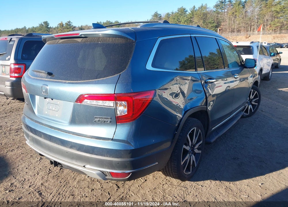 2019 HONDA PILOT TOURING VIN: 5FNYF6H93KB077005