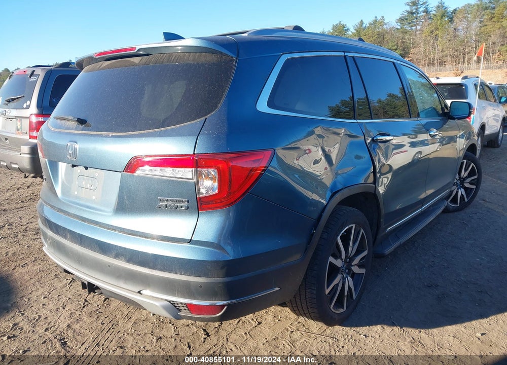 2019 HONDA PILOT TOURING VIN: 5FNYF6H93KB077005